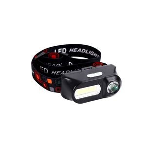 Adjustable LED Headlamp Lightweight Rechargeable Manual And Sensor 22
