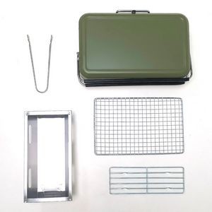 Foldable Stainless Steel Charcoal Bbq Grill 5