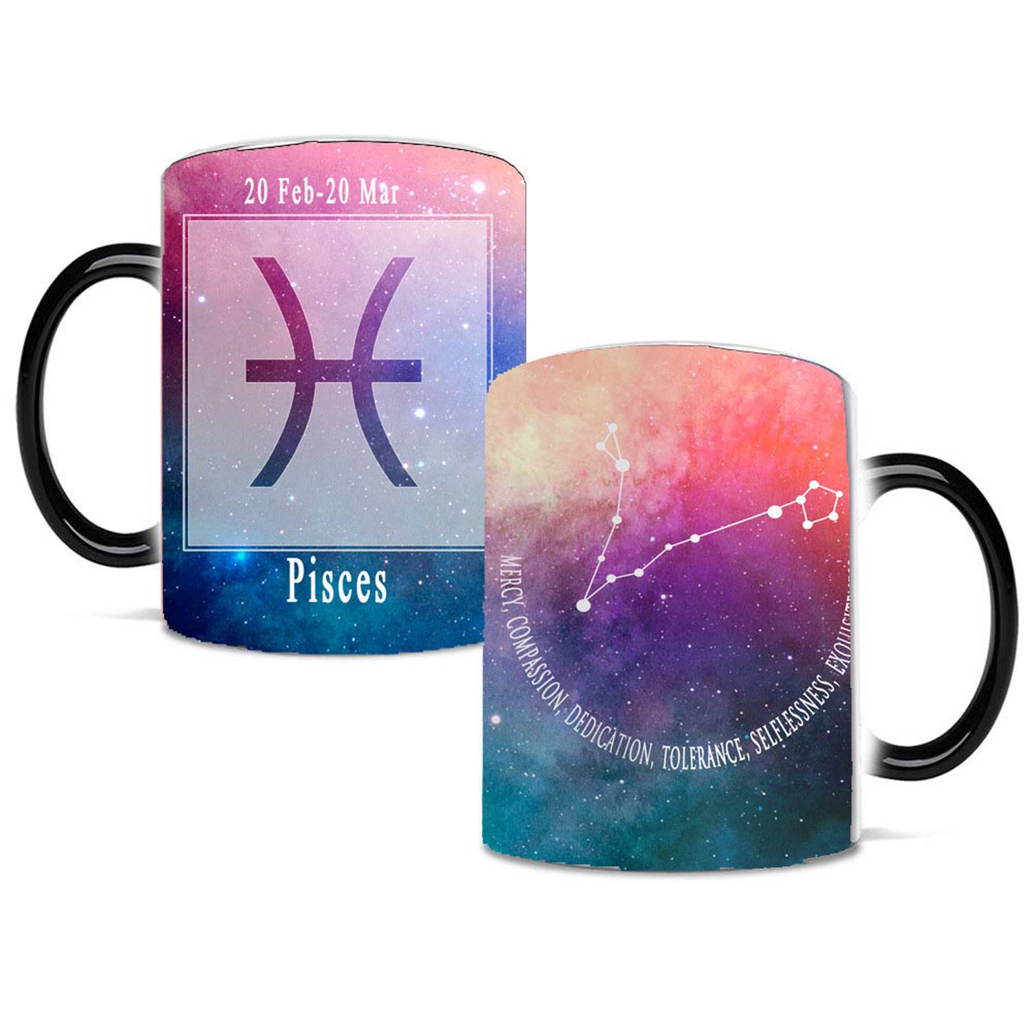 12oz Color-Changing Ceramic Zodiac Mug – Star Sign Cup 14