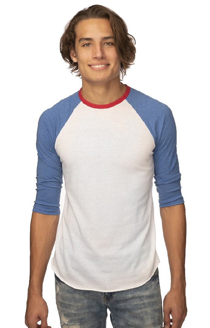 Unisex Americana Raglan Baseball Shirt 3