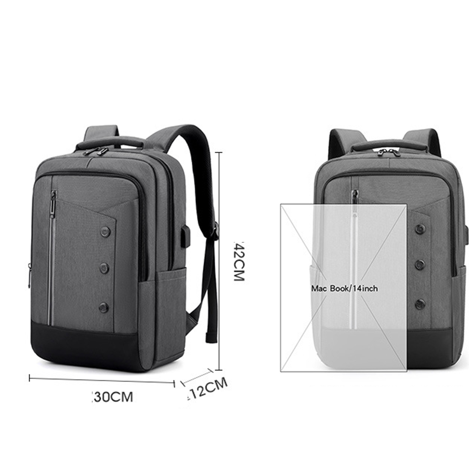 Weekender Carry On Casual Backpack for Work 2