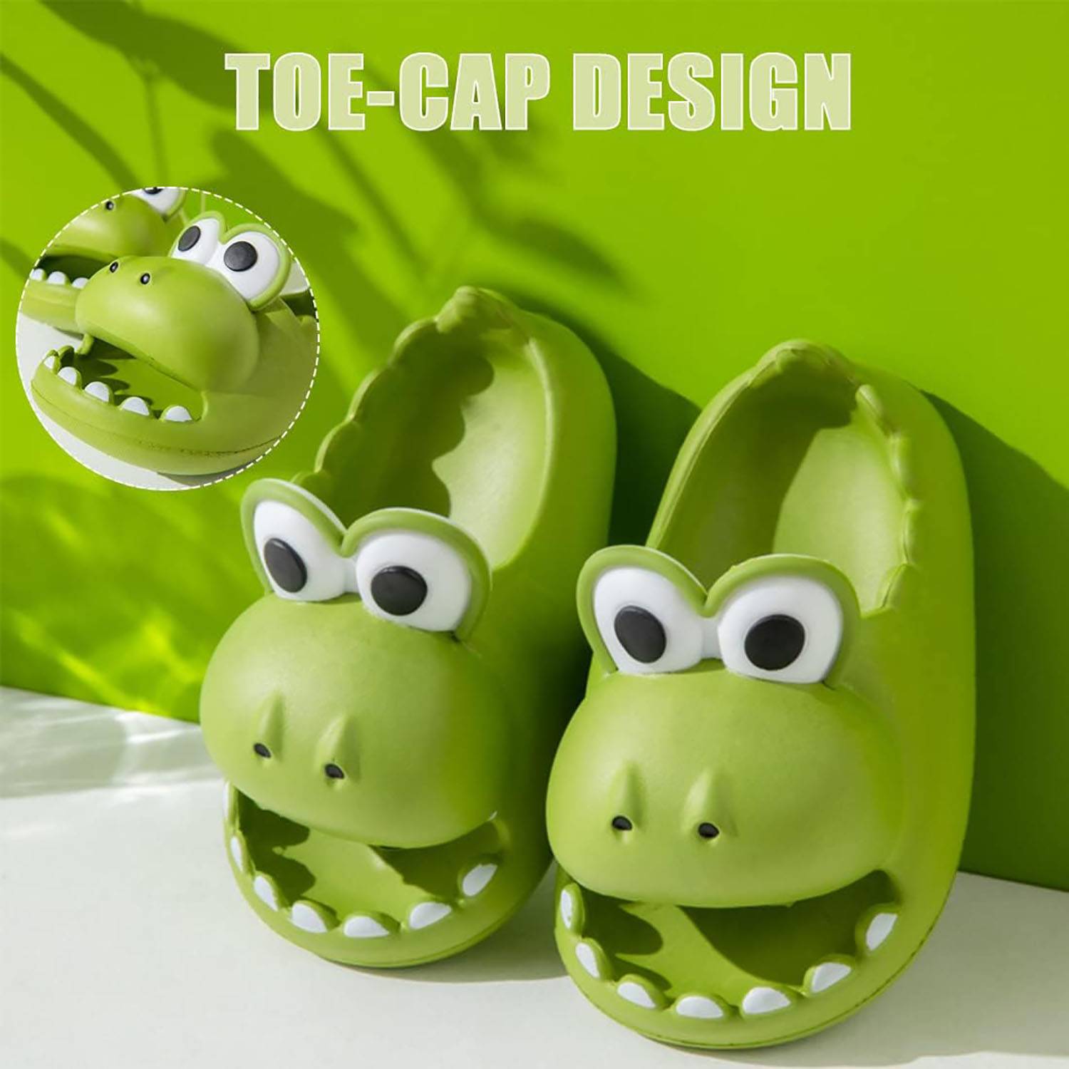 Dinosaur Slippers for Women Men Kids Anti-Slip Bathroom 13