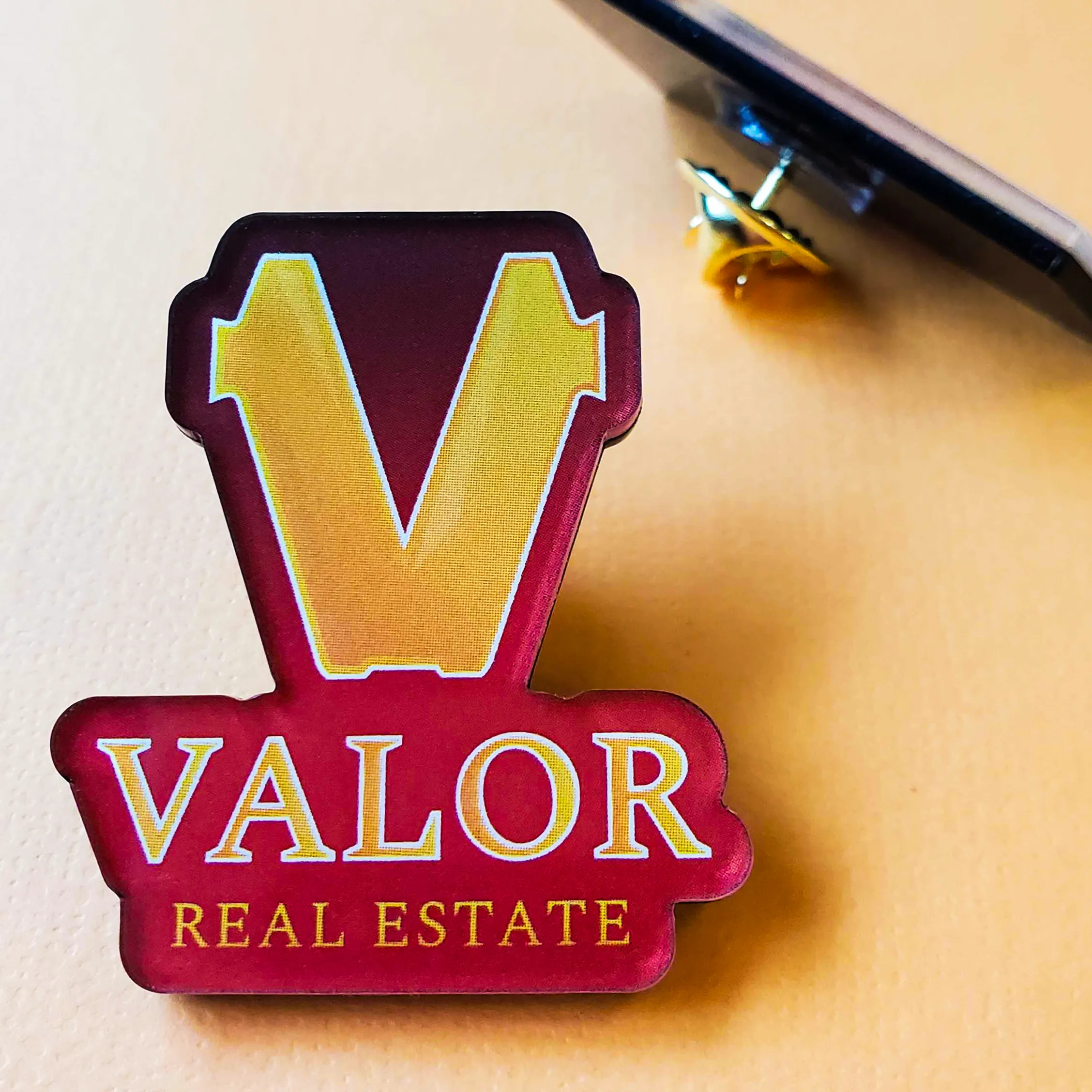 Custom Full Color Acrylic Lapel Pins 5