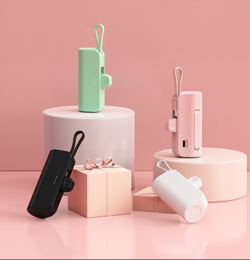 5000Mah Mini Portable Capsules Charger Power Bank 5