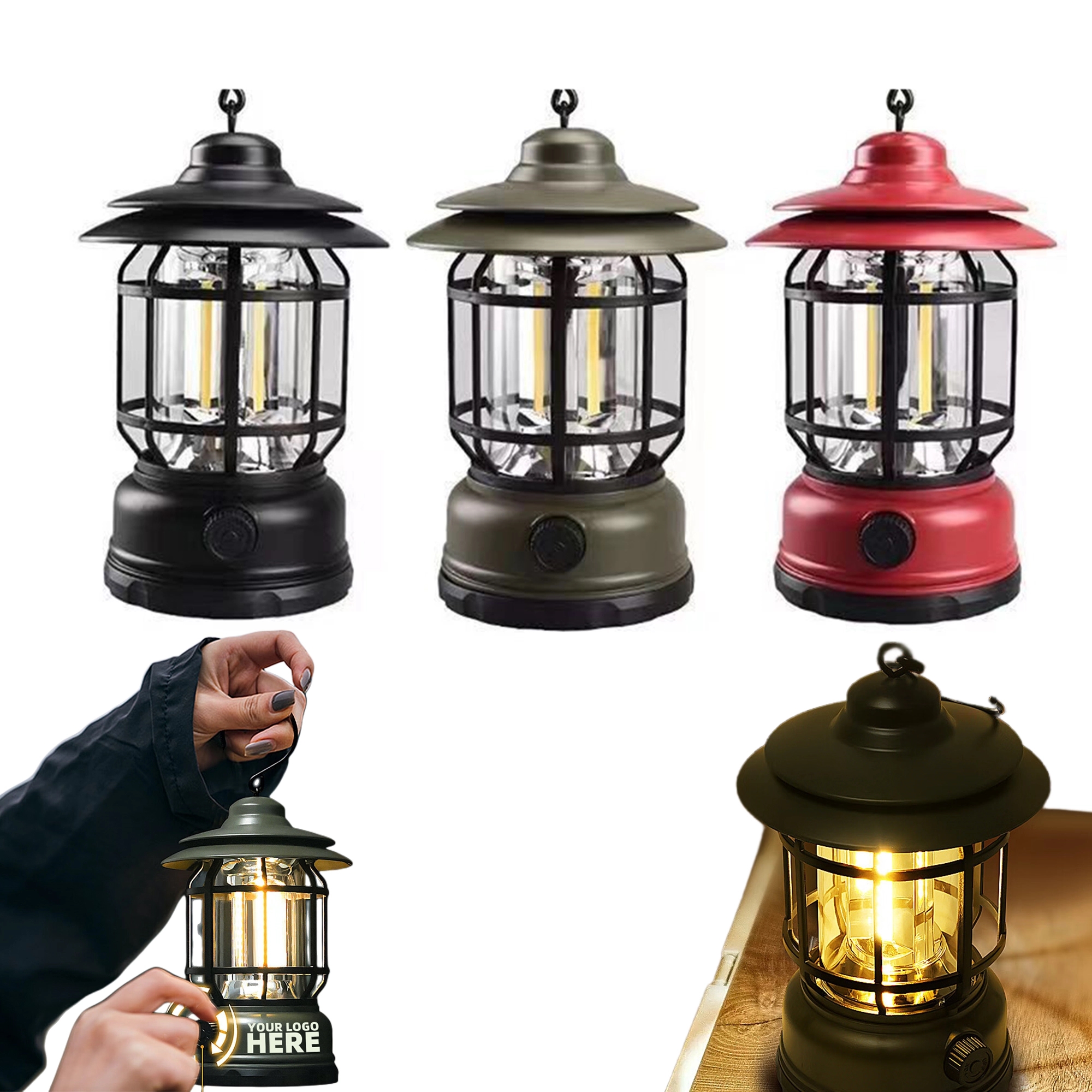 Portable Waterproof Lantern Rechargeable Camping Light 1