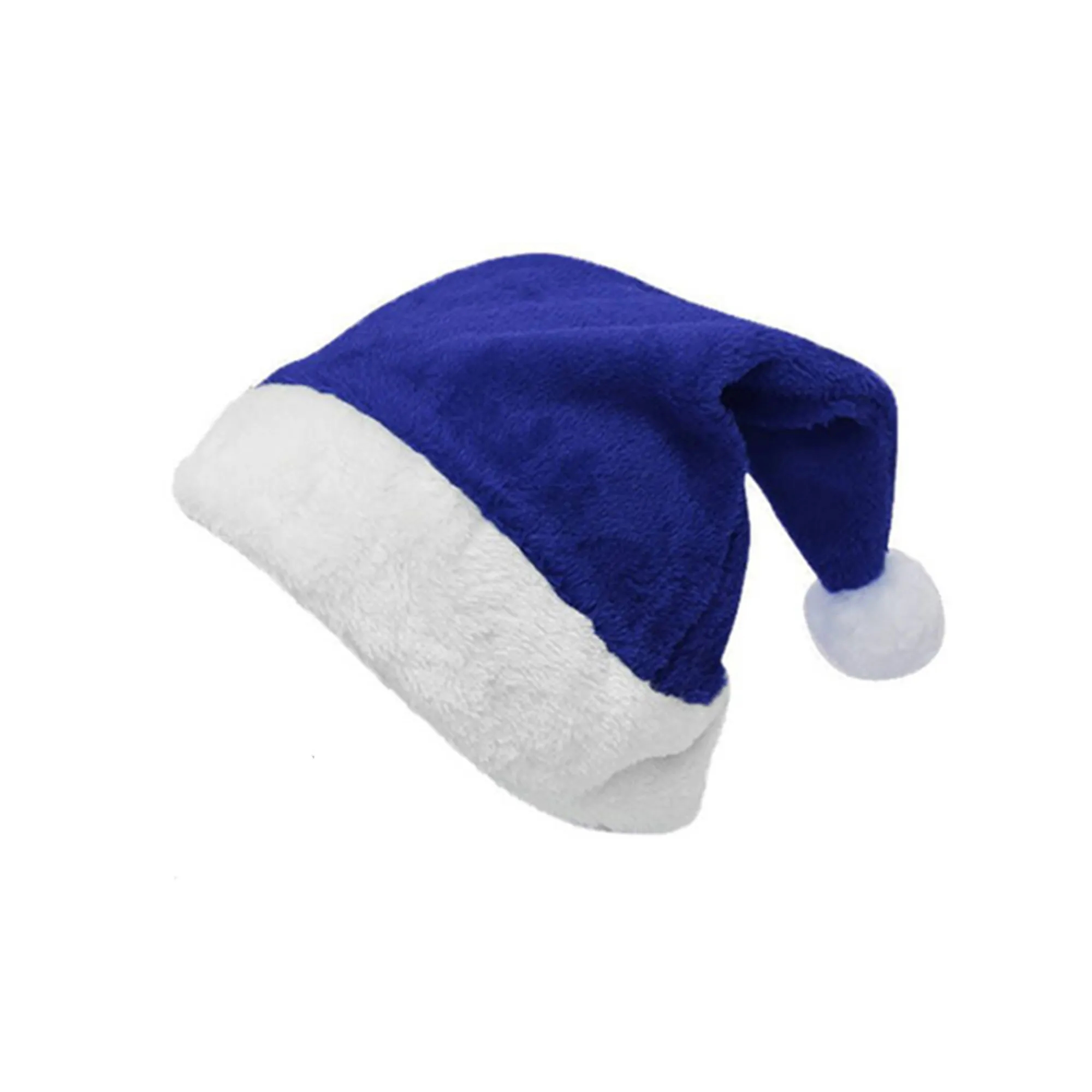 MOQ 100 Unisex Short Plush Christmas Hat 6
