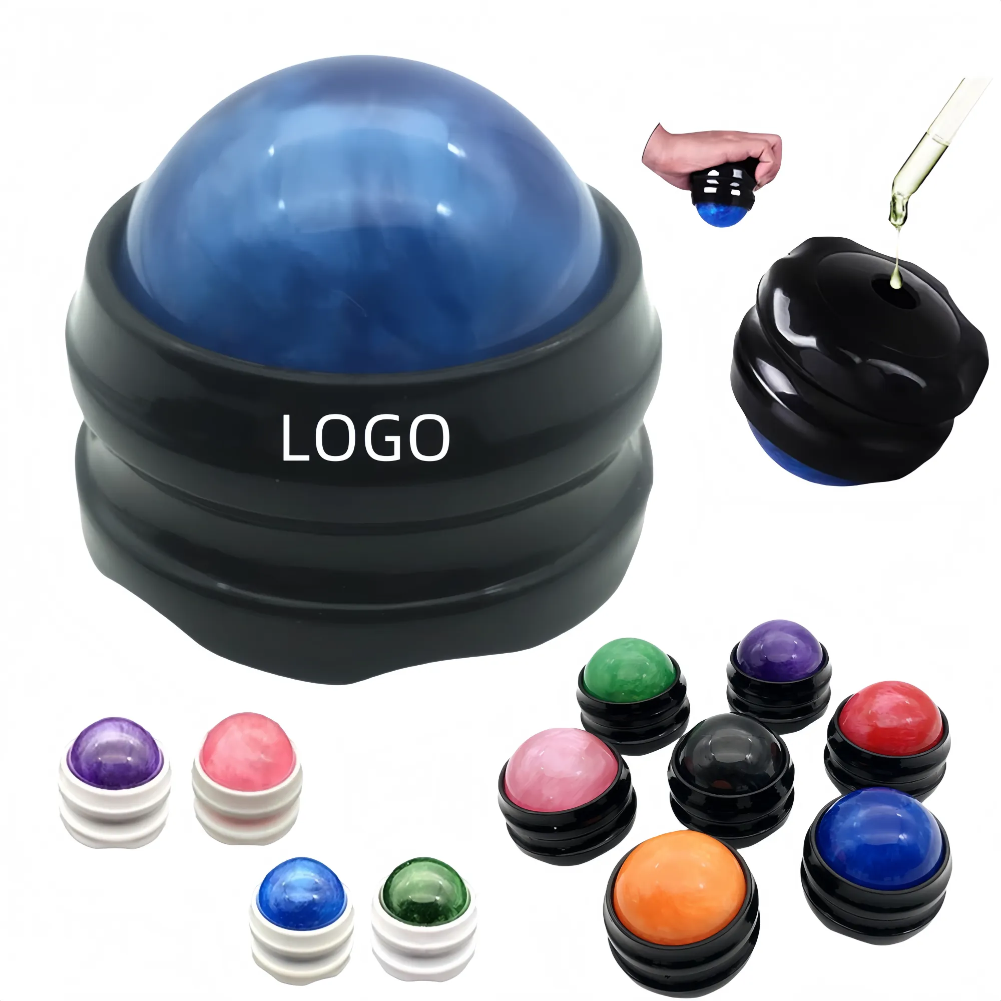 Handheld Resin Massage Ball 7