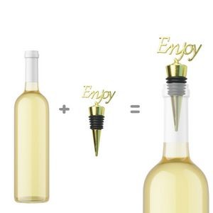 Charming Enjoy Shaped Wine Cork Bottle Stopper 7