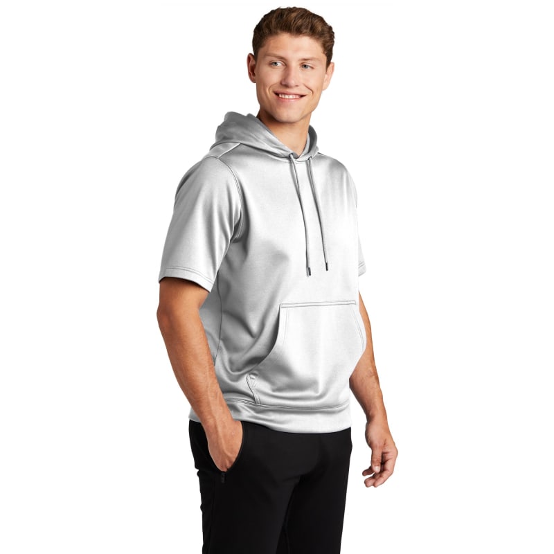 Sport-Tek Sport-Wick Fleece Short Sleeve Hooded Pullover., custom hoodie or sweatshirt with logo imprint 18
