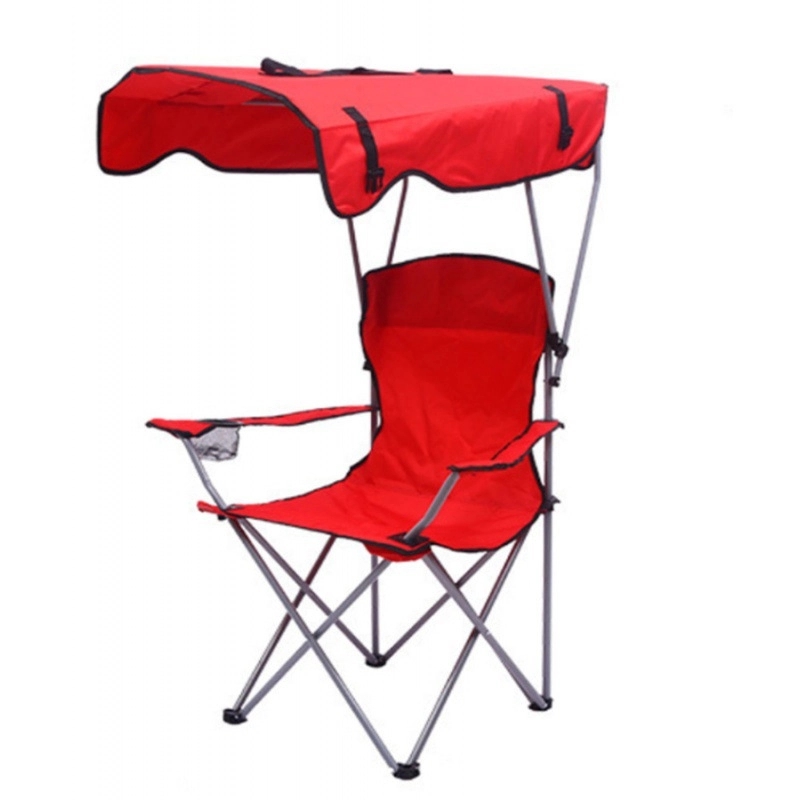 Foldable Beach Chair with Sunshade 8