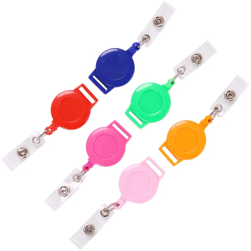 Retractable Badge Holder Reel with Carabiner 3