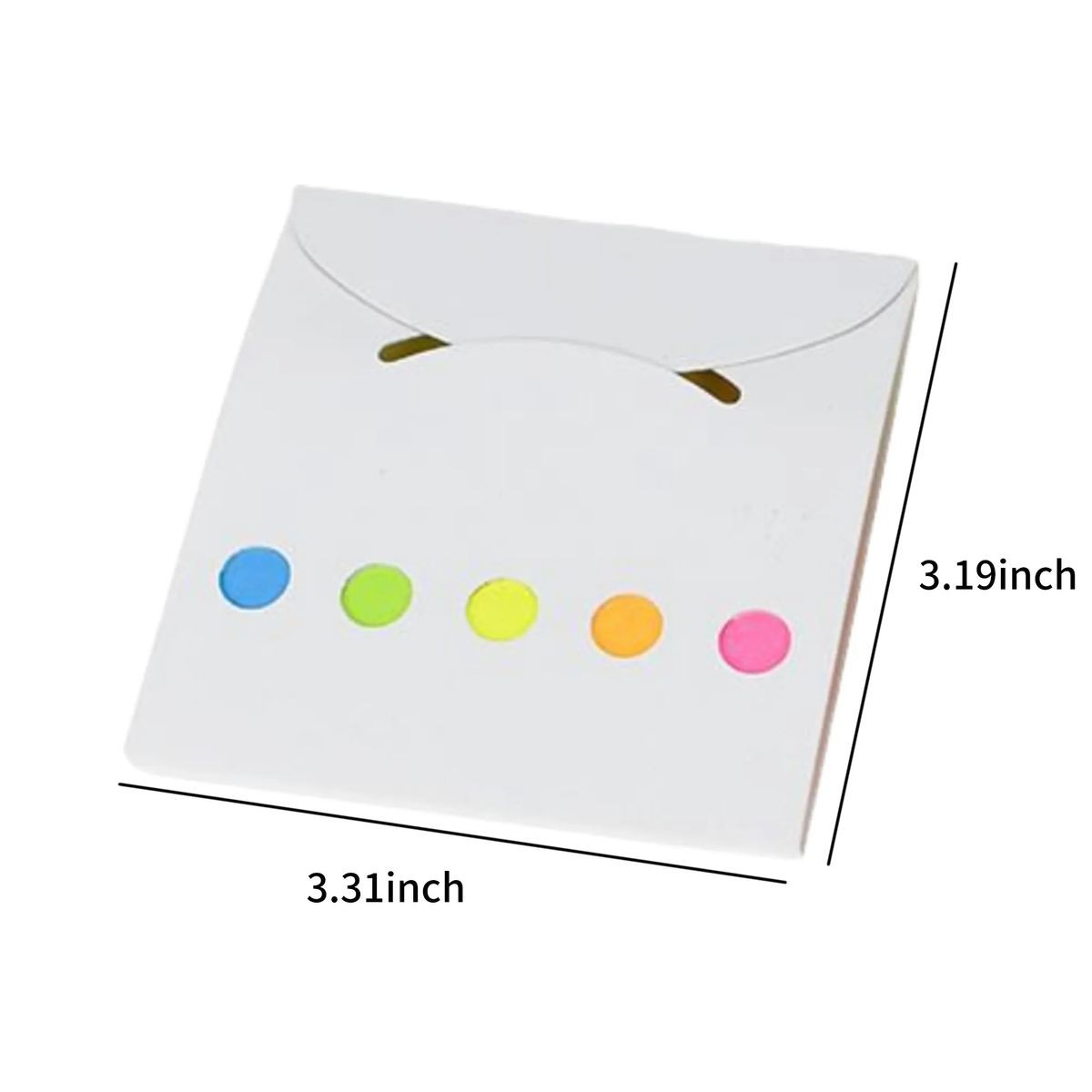 Compact Kraft Sticky Note Pad for Work and Travel 2