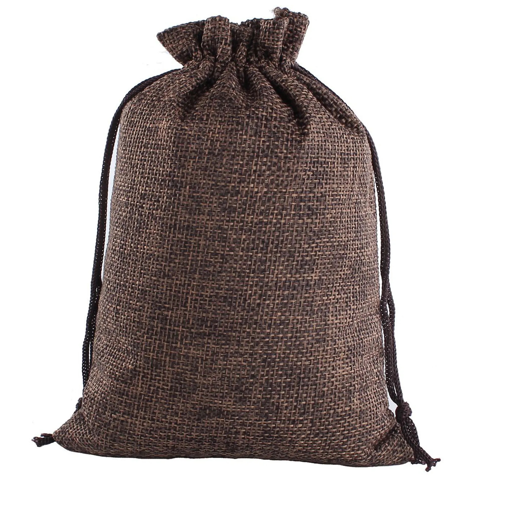 Linen Bunched Holiday Retail Gift Bag 11