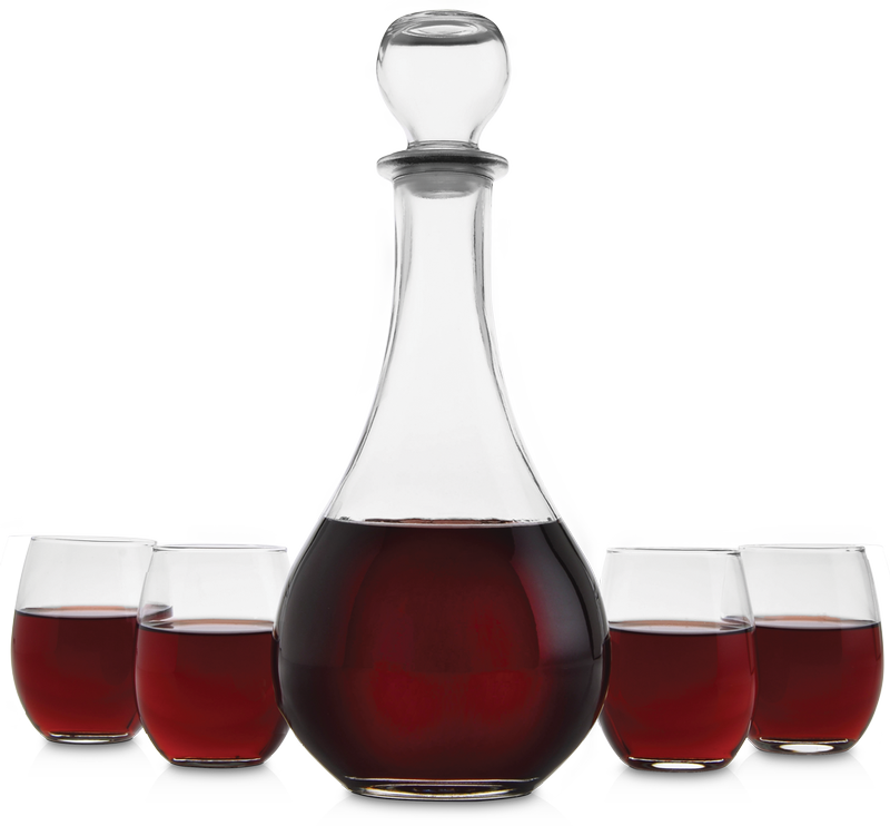 Carafe Gift Set - Deep Etched 2