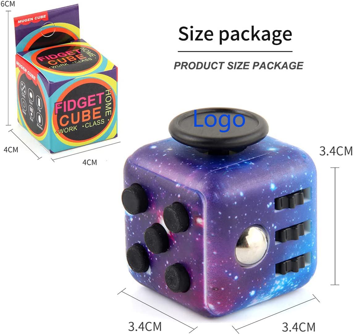 Geiruiou 6 Sides Hexagon Fidget Toys Cube 6