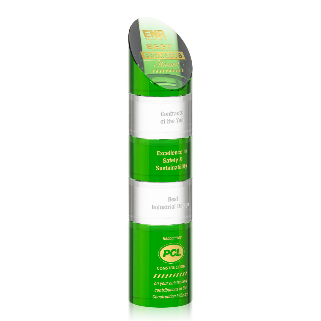 Atlantis Stacker Award - Green 7