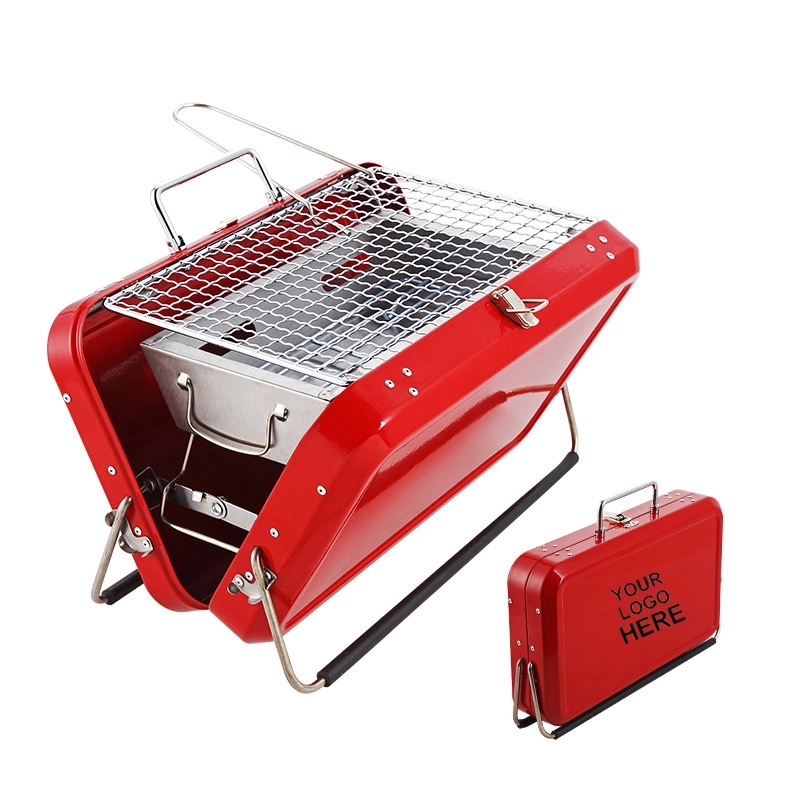 Stainless Steel Portable Folding Charcoal Barbecue Grill 7
