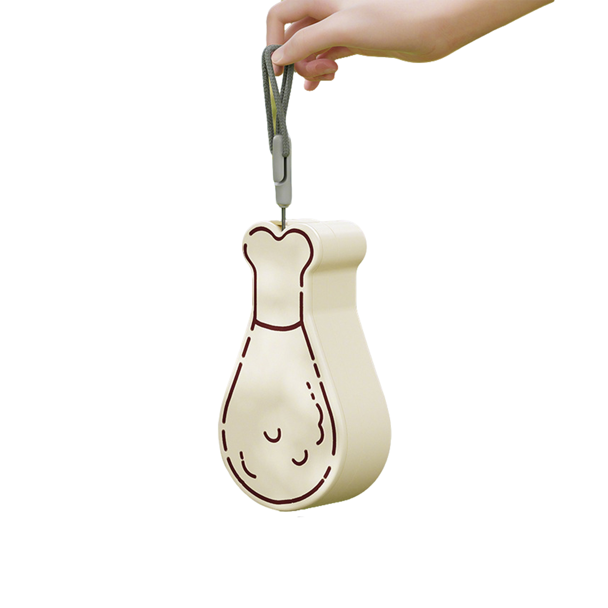 Bone Shape Pet Water Bottle 7 Ounce With 0.2 Pound Food Compartment 4