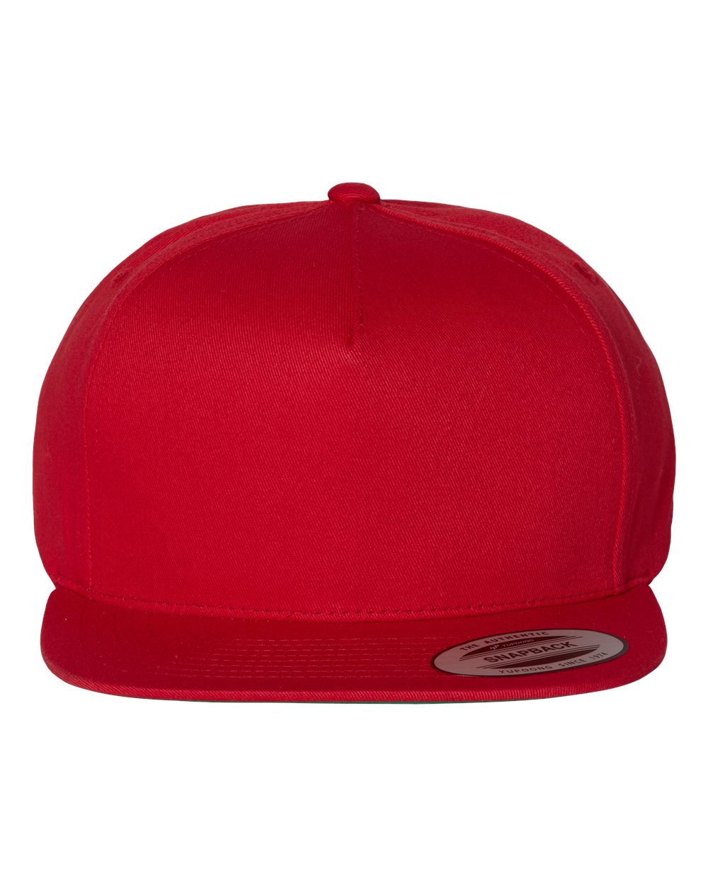 Five-Panel Cotton Twill Snapback Cap - 6007 19