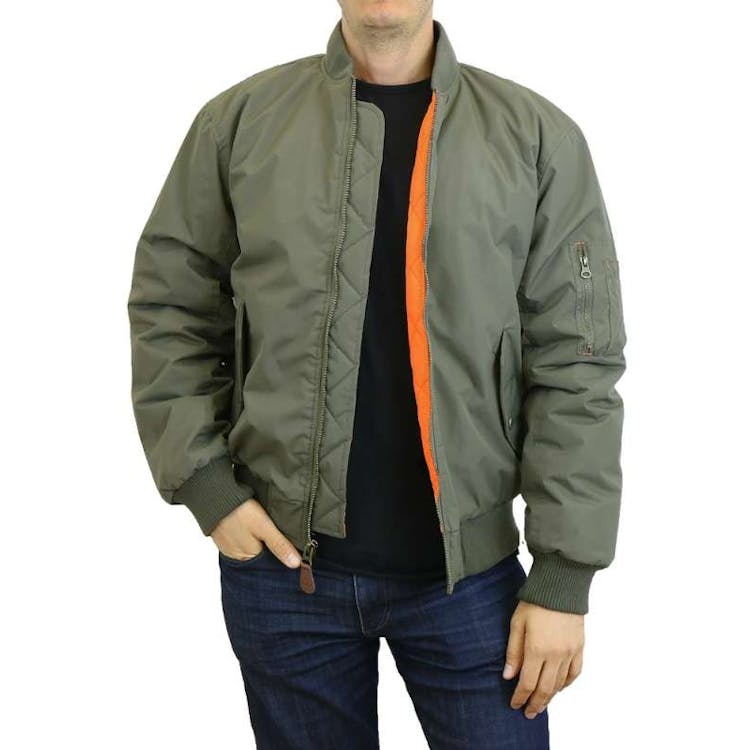 Men's Bomber Jackets Olive S-2XL 2