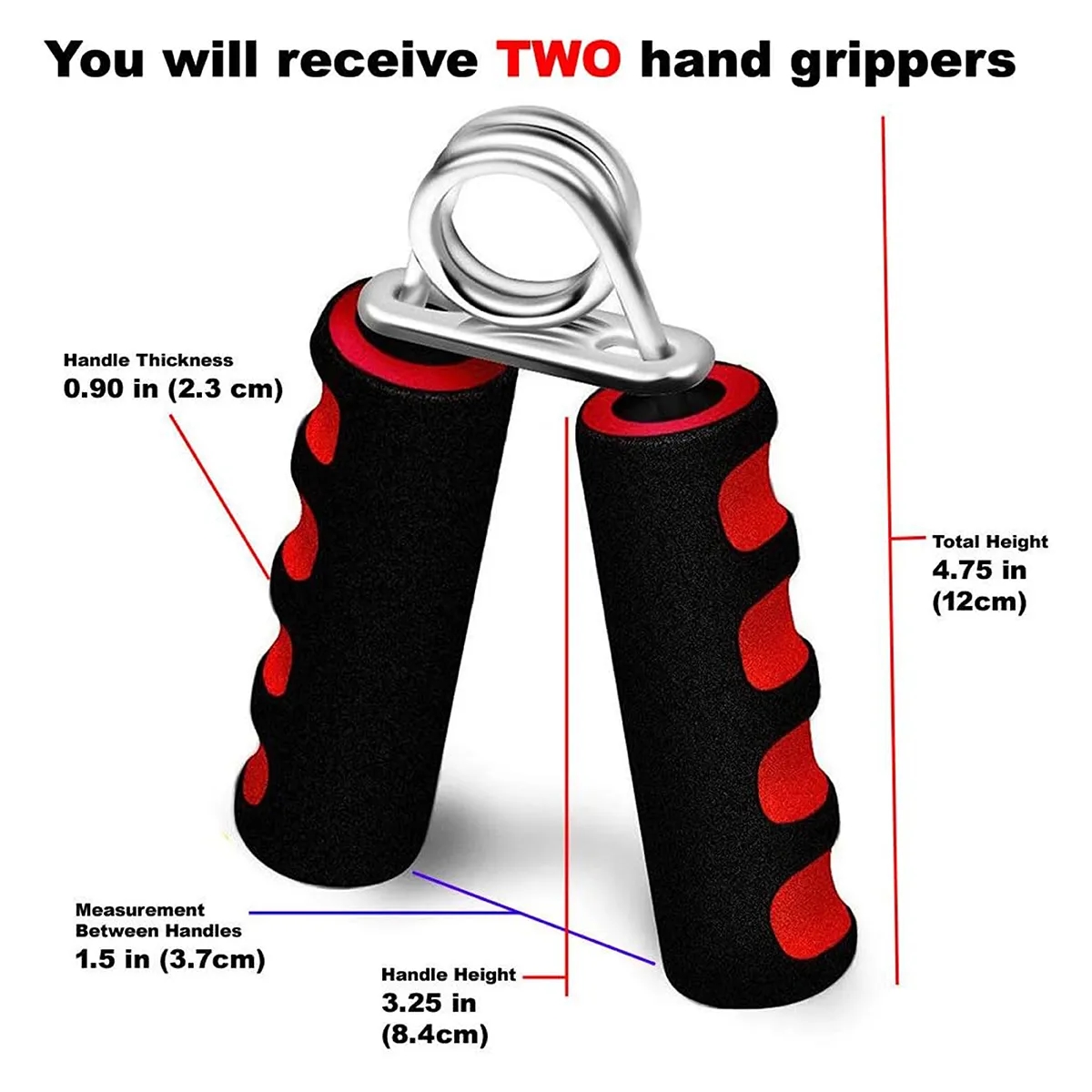 Gym Fitness Hand Grip Arm Strengthener Trainers 8