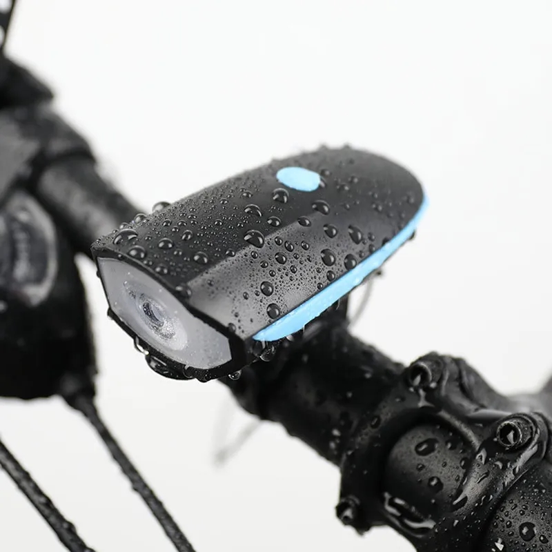 USB Rechargeable Bike Front Light with Horn 4