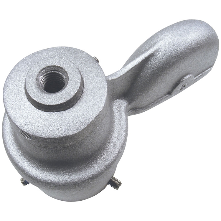 Revolving Cast Aluminum 2 3/8" Dia. Truck 2