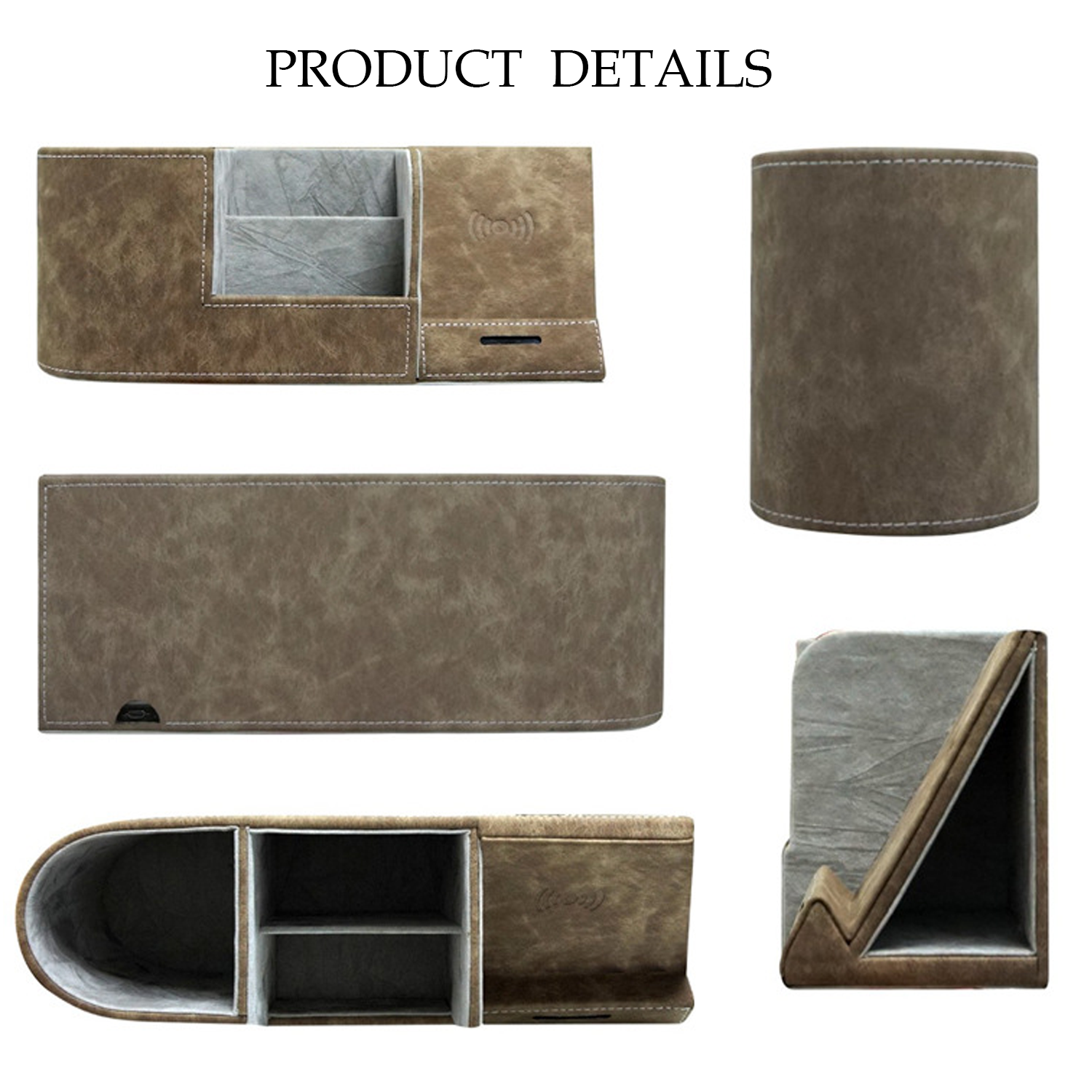 Wireless Charging Desk Organizer 5