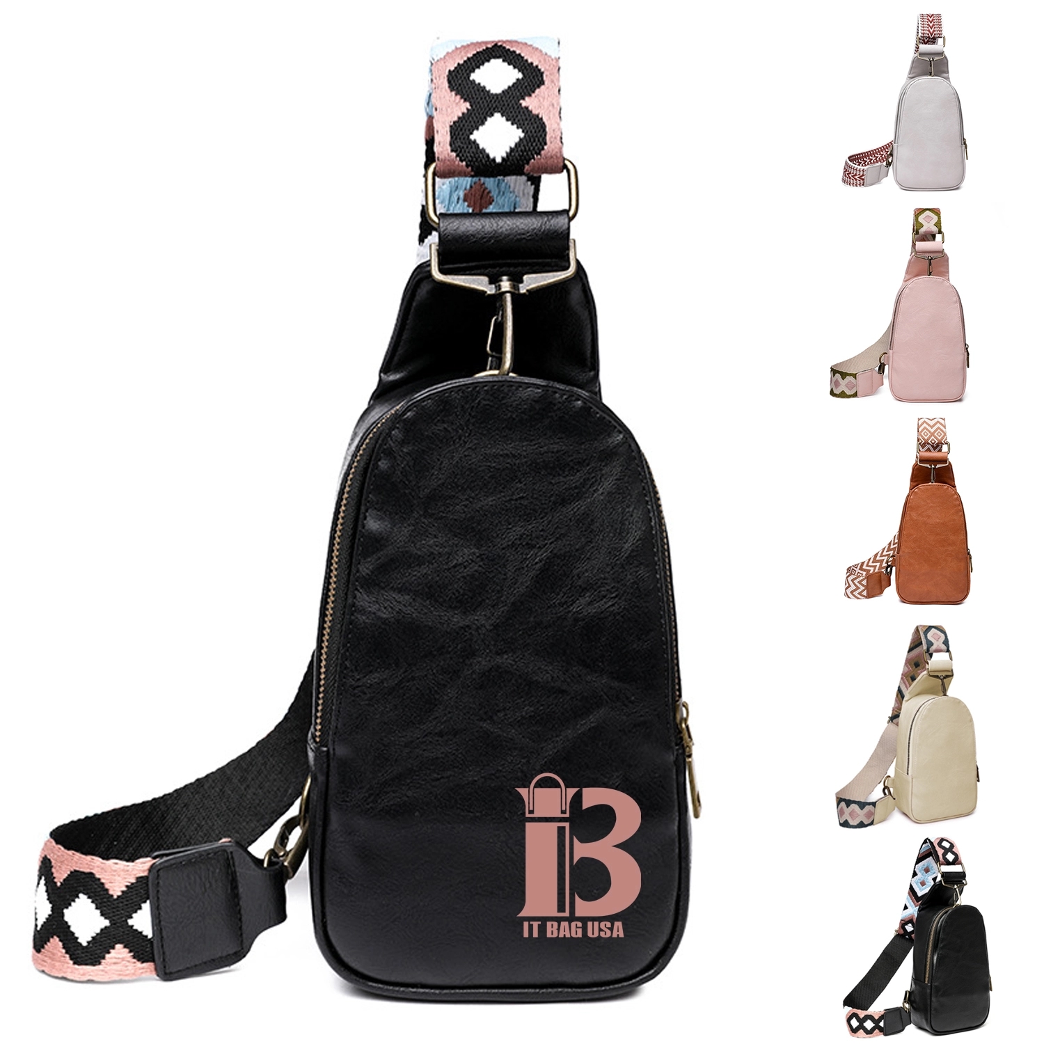 Pu Leather Sling Bag 2