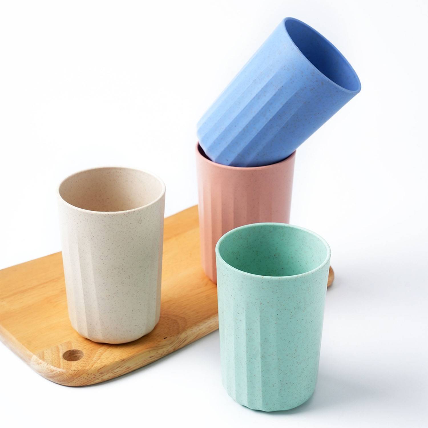 10oz striped simple household toothbrush cup 5