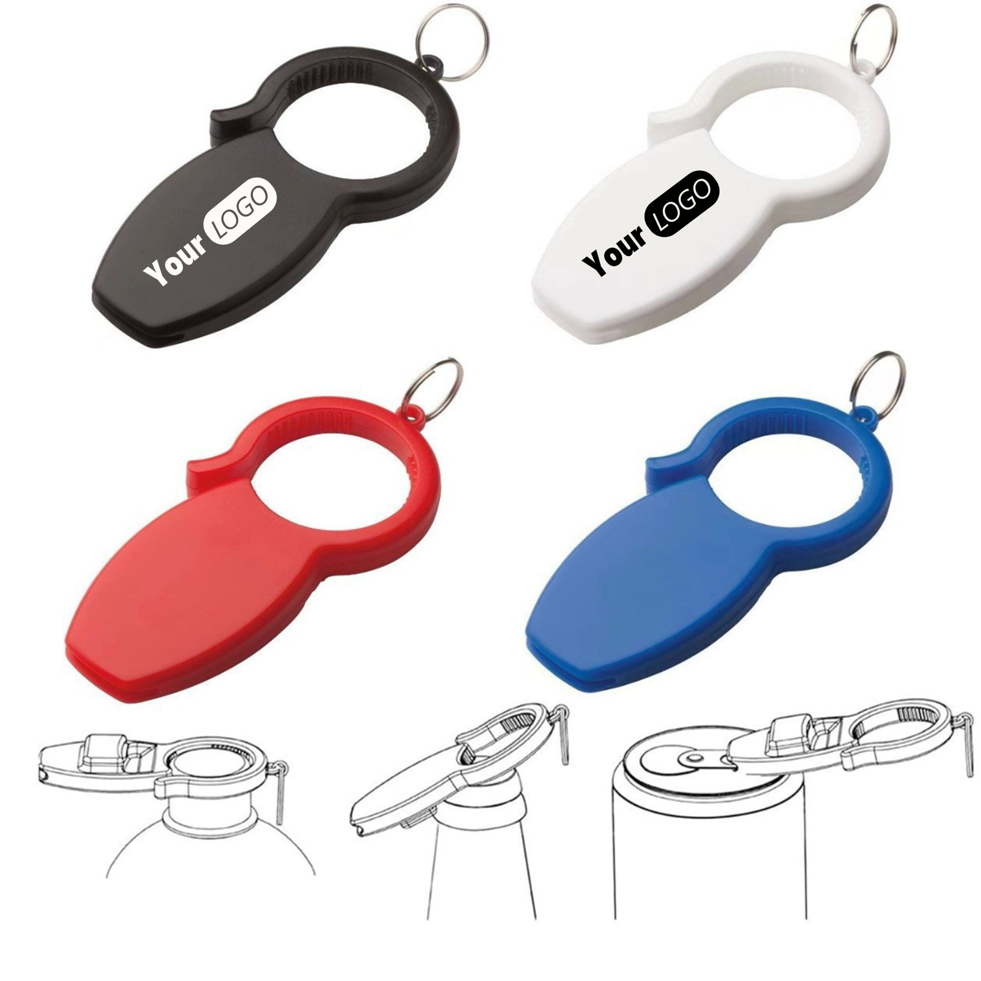 3-in-1 Plastic Bottle Opener 4
