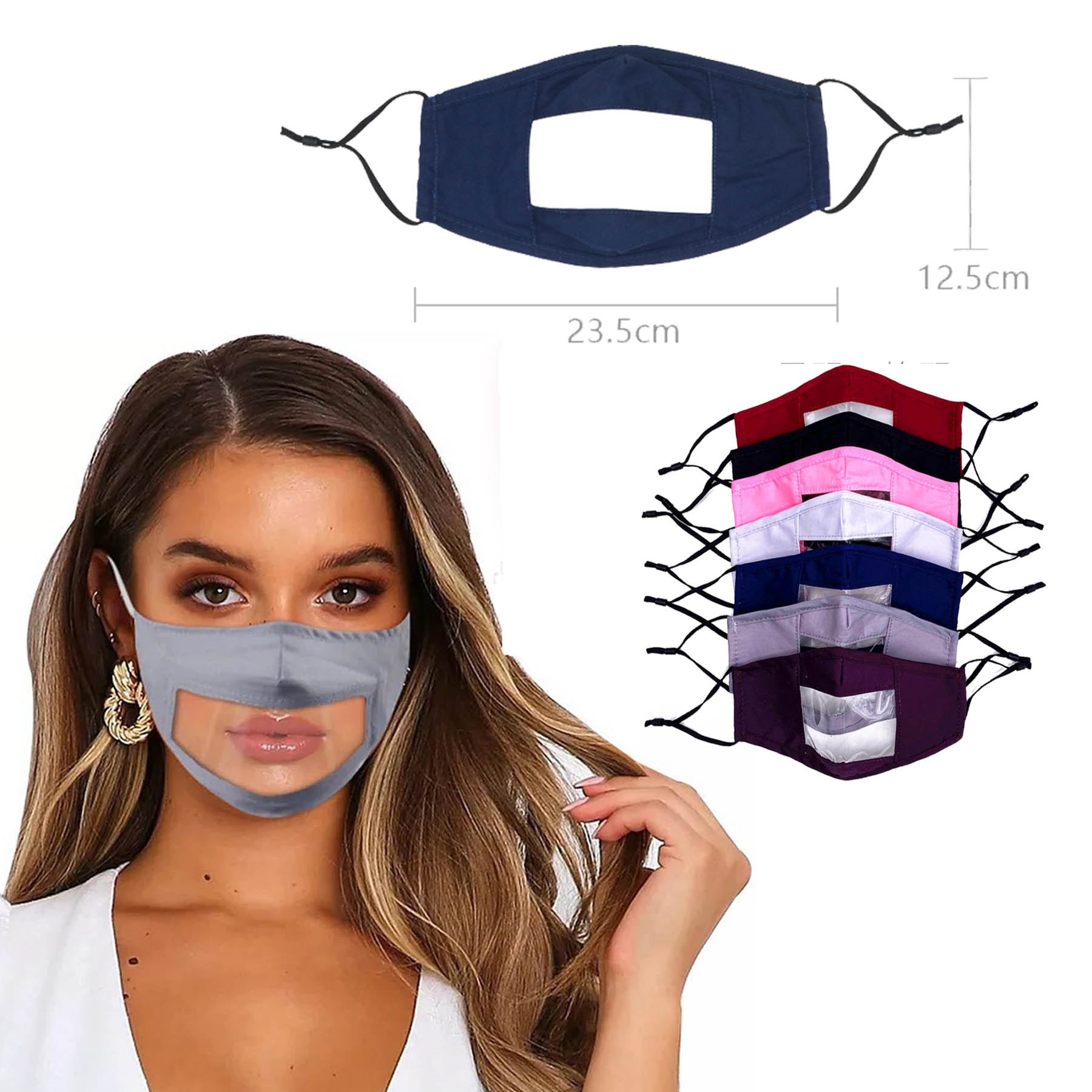 Mouth Visible Face Mask 1
