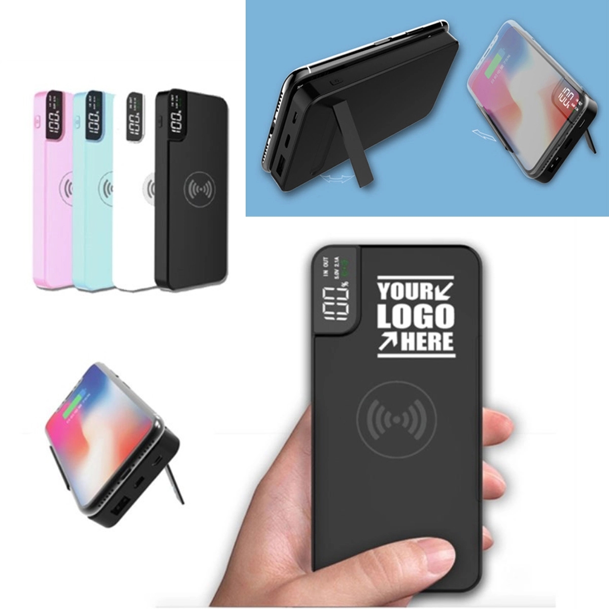 Mobile Phone Holder Wireless Charging Power 2