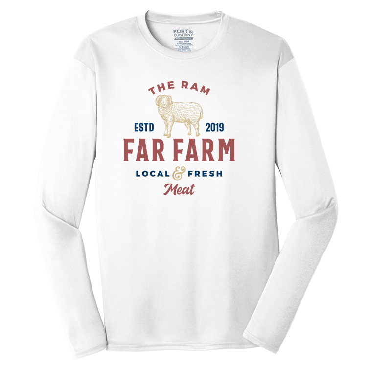 Spot Sub on Men's Long Sleeve Athletic Tee 12