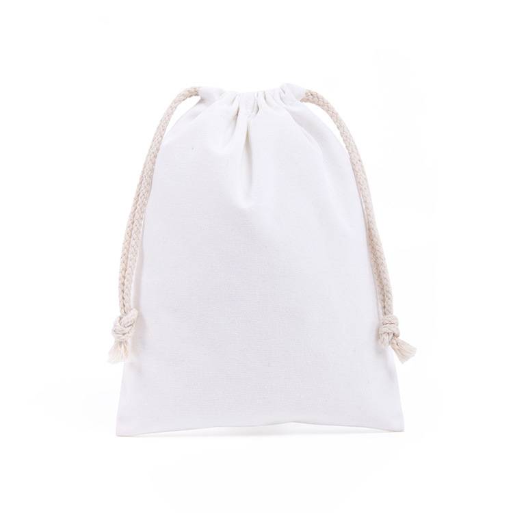 Portable Cotton Drawstring Bag 12