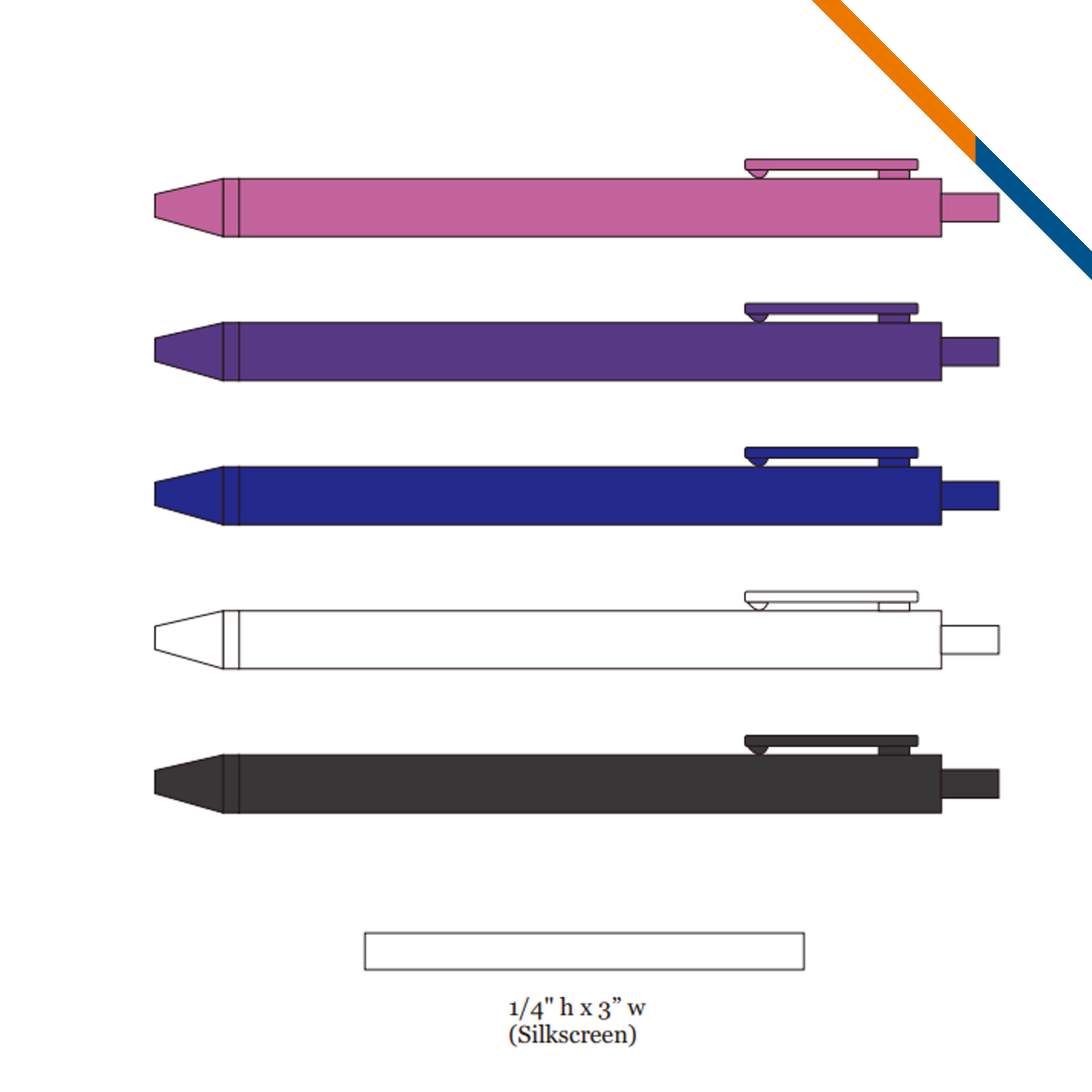 Cono Rubberized Plastic Pen 4