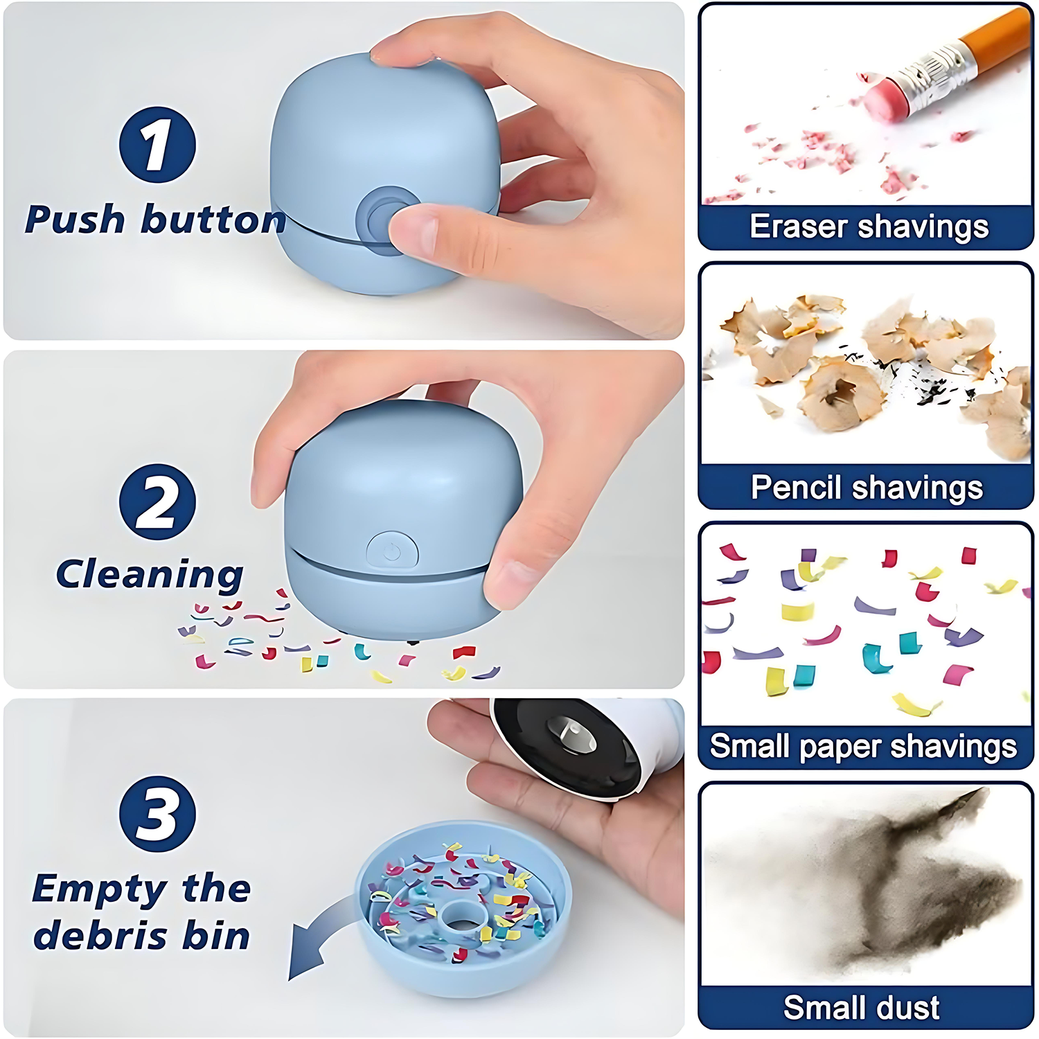 Mini Wireless Desktop Vacuum Cleaner 8