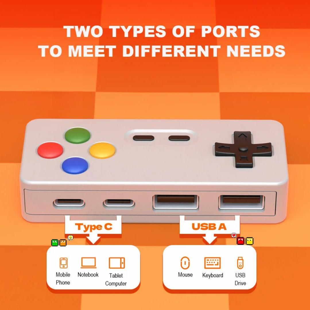 Custom Shaped PVC USB Hub - USB-A with Optional Type-C Upgrade 14