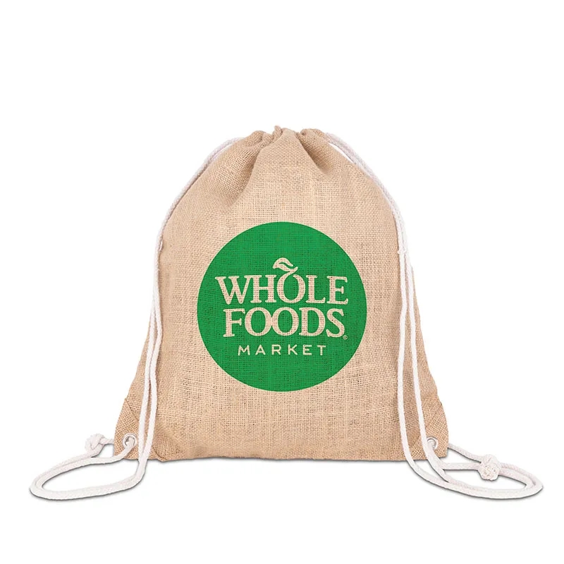 India Jute Drawstring Bag 8