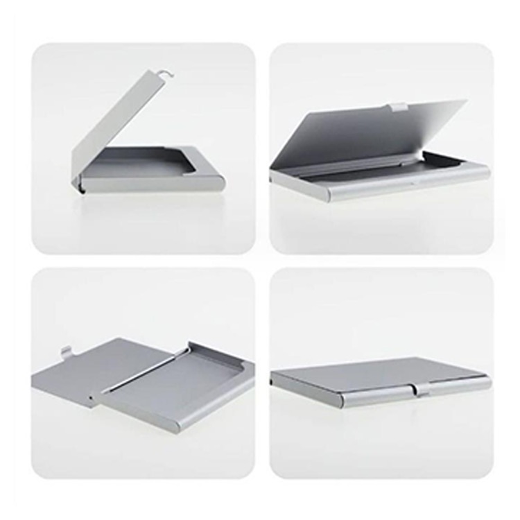 Silver Business Card Holder 4