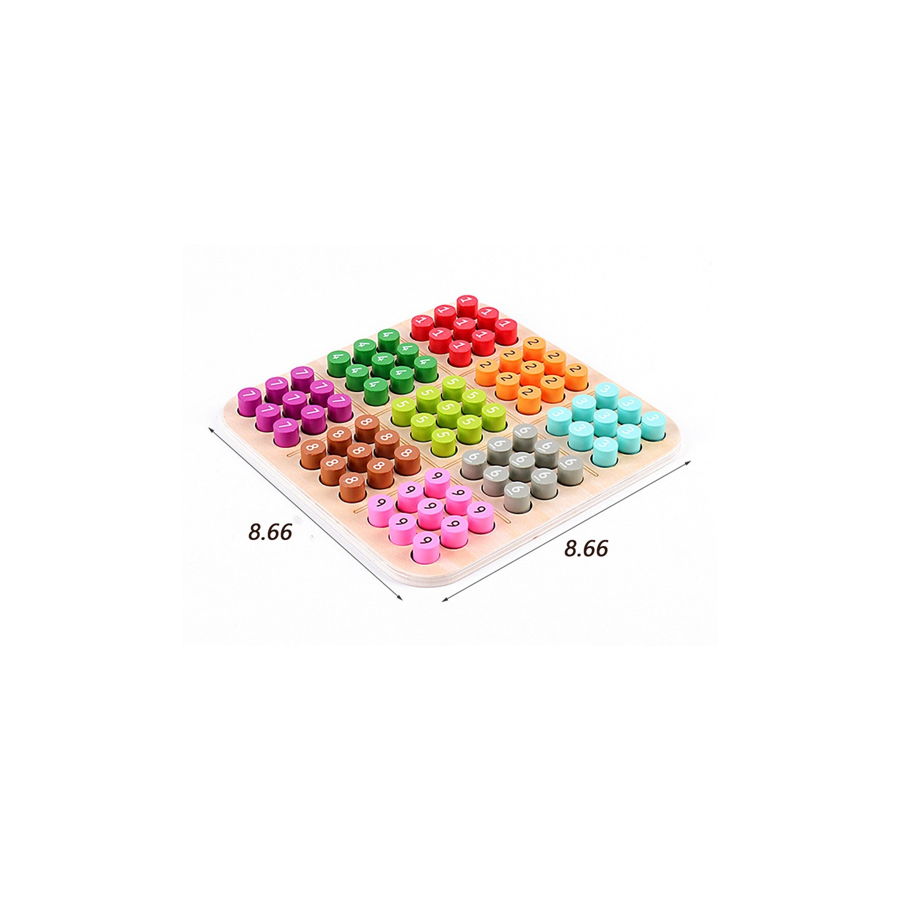 Wooden Nine Grid Table Game Sudoku Board 2