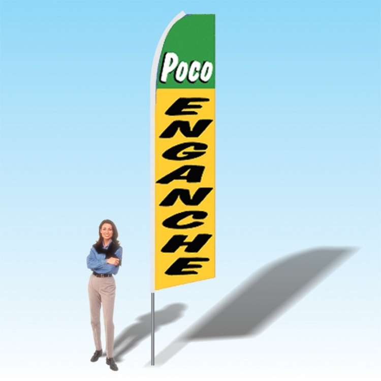 Little Downpayment GRN YEL Advertising Banner Flag 2