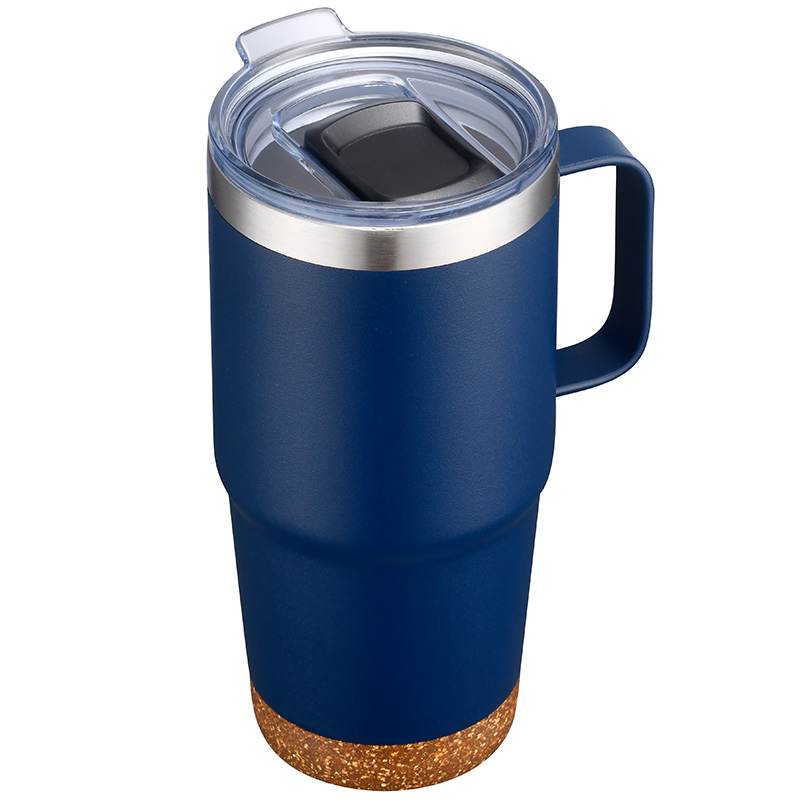 24oz. Travel Mug with Cork Bottom & Lid 10