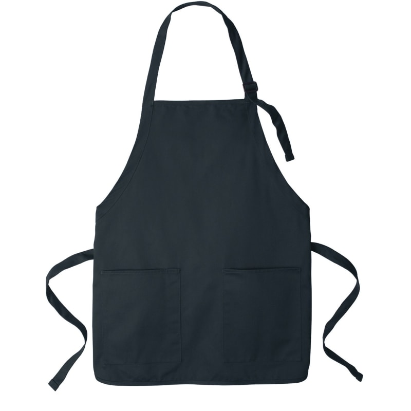 Port Authority Medium-Length Two-Pocket Bib Apron. 27