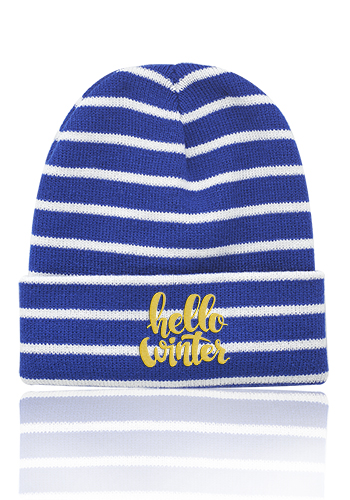 Caribou Striped Knitted Beanies 4