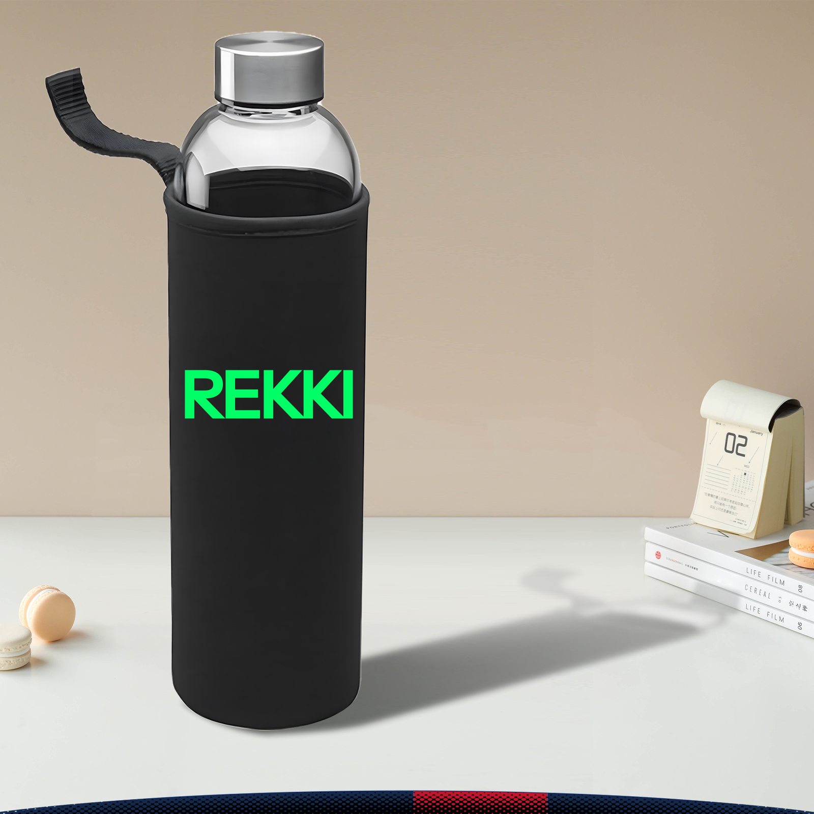 Alewa Glass Water Bottle - 34 OZ. 3