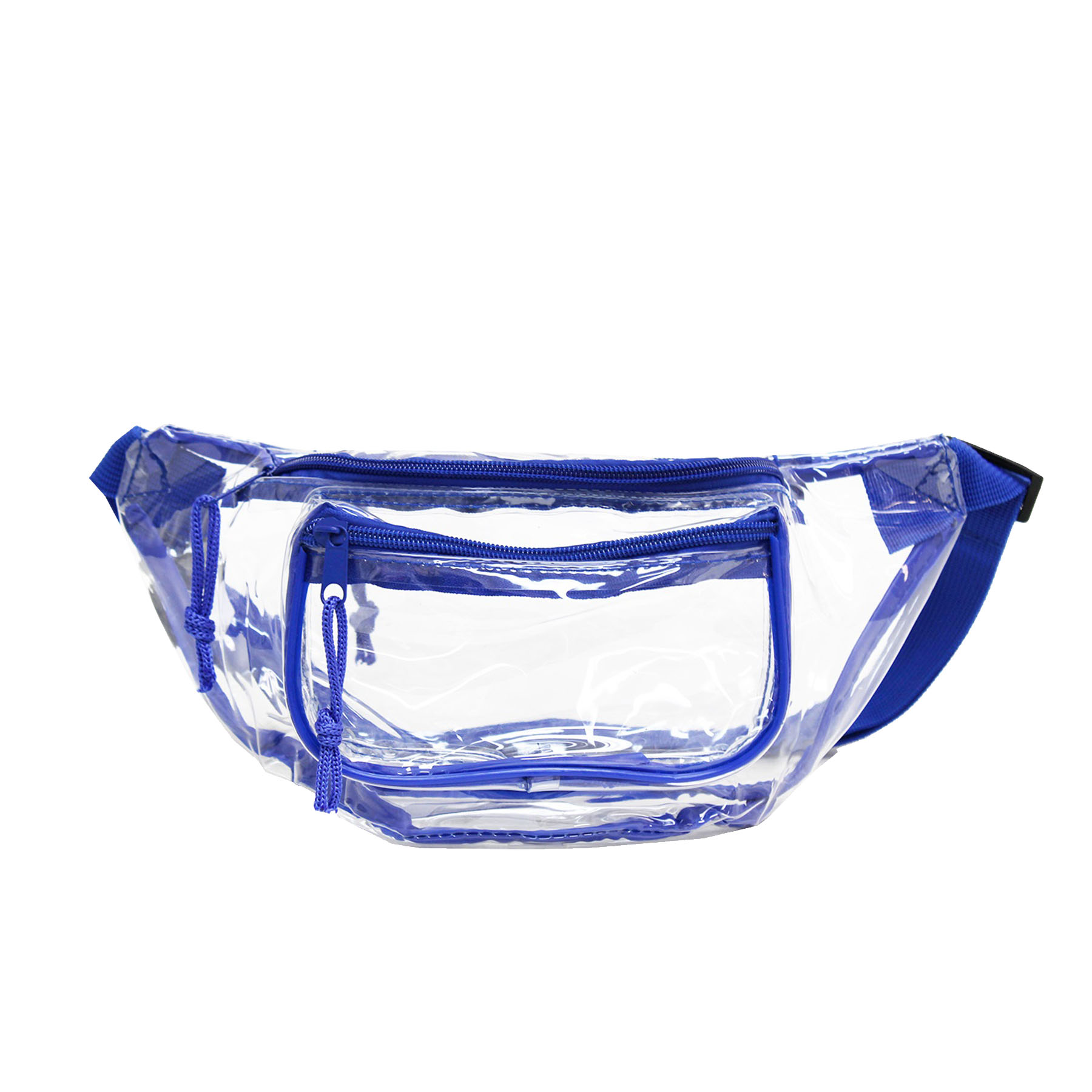 3 zipper Clear Multi Pockets Fanny Pack 4
