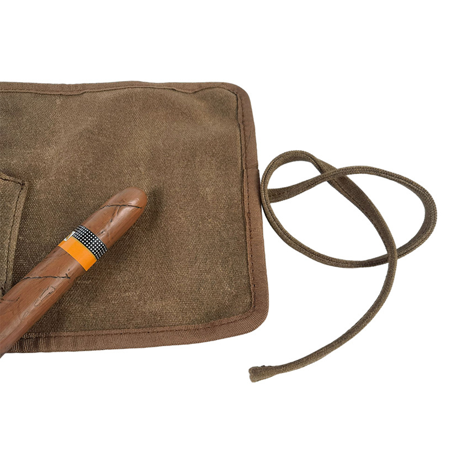 Portable Three Cigar Canvas Organizer In Stock 3