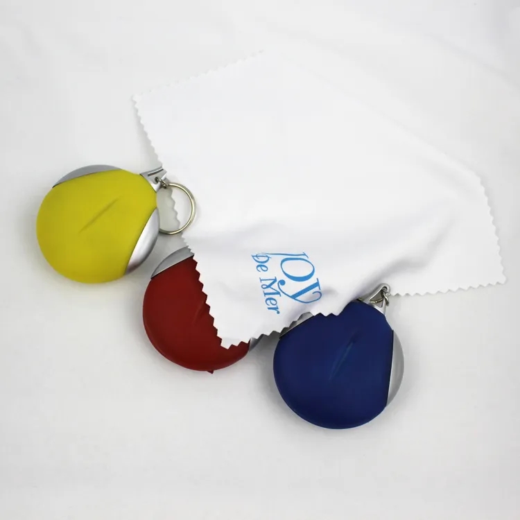 Pocket Microfiber Lens Cloth Key Chain 3