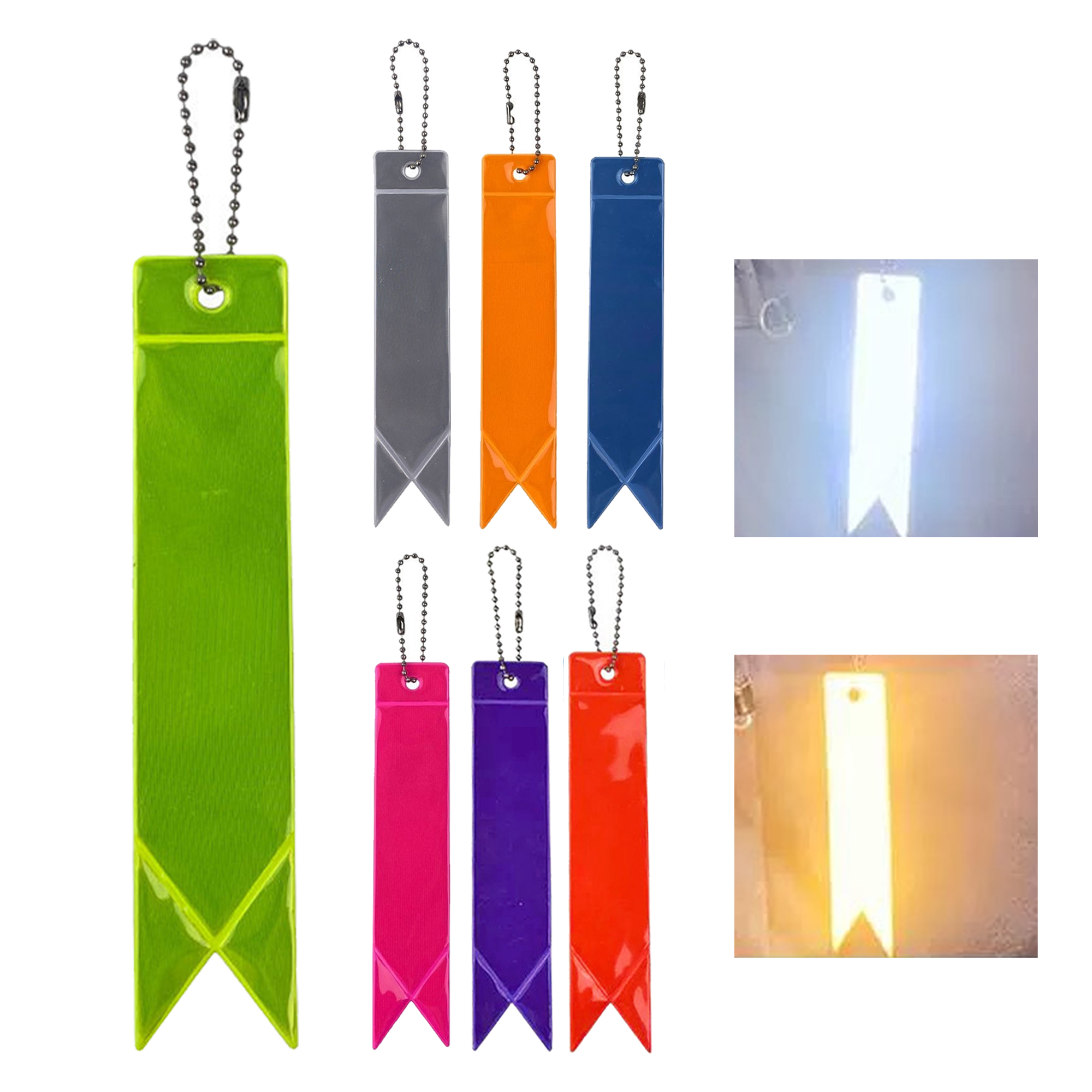 Reflective Visibility Safety Keychain Tag 2